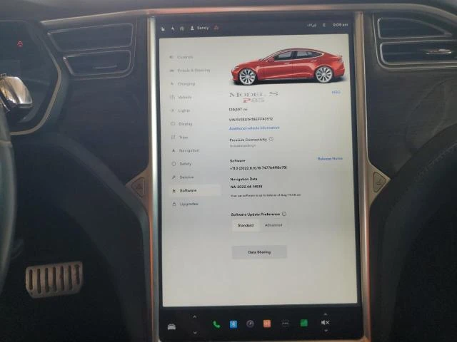 Photo 8 VIN: 5YJSA1H18EFP40512 - TESLA MODEL S 