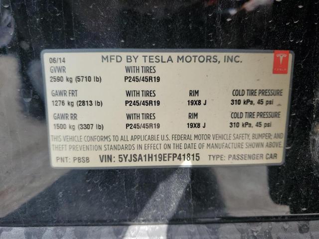 Photo 11 VIN: 5YJSA1H19EFP41815 - TESLA MODEL S 