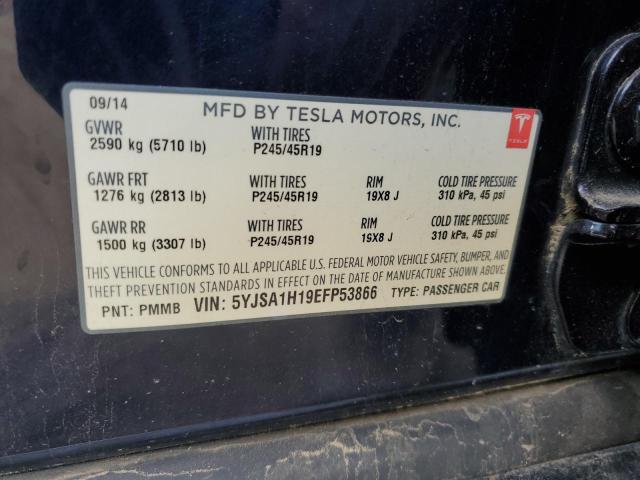 Photo 11 VIN: 5YJSA1H19EFP53866 - TESLA MODEL S 