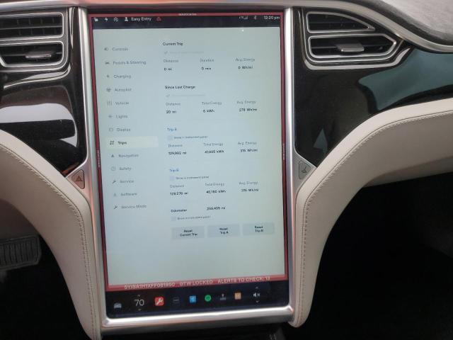 Photo 8 VIN: 5YJSA1H1XFF081950 - TESLA MODEL S 