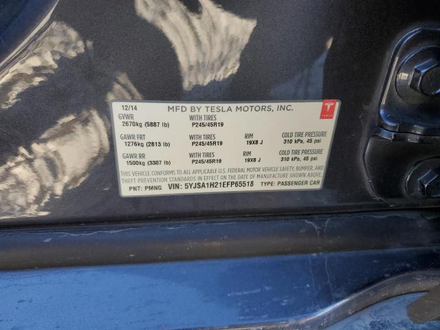 Photo 11 VIN: 5YJSA1H21EFP65518 - TESLA MODEL S 