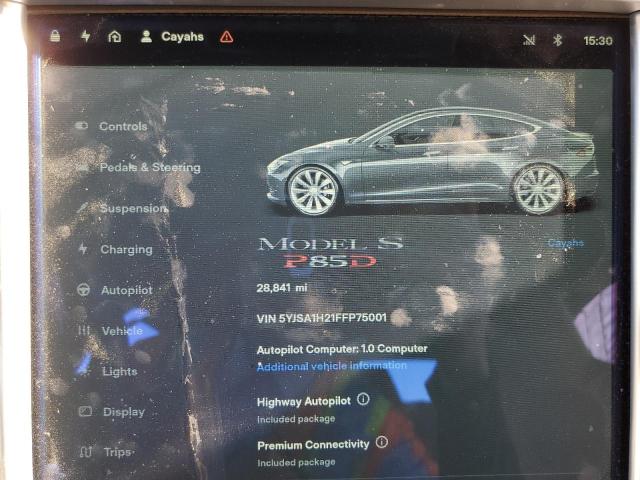 Photo 7 VIN: 5YJSA1H21FFP75001 - TESLA MODEL S 