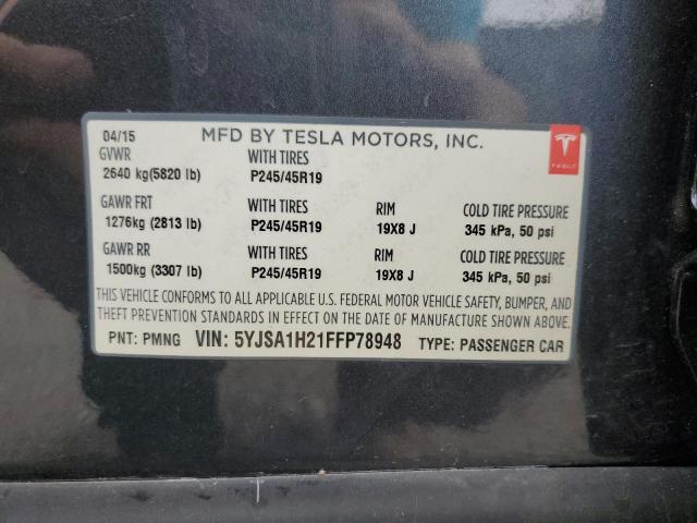 Photo 12 VIN: 5YJSA1H21FFP78948 - TESLA MODEL S 