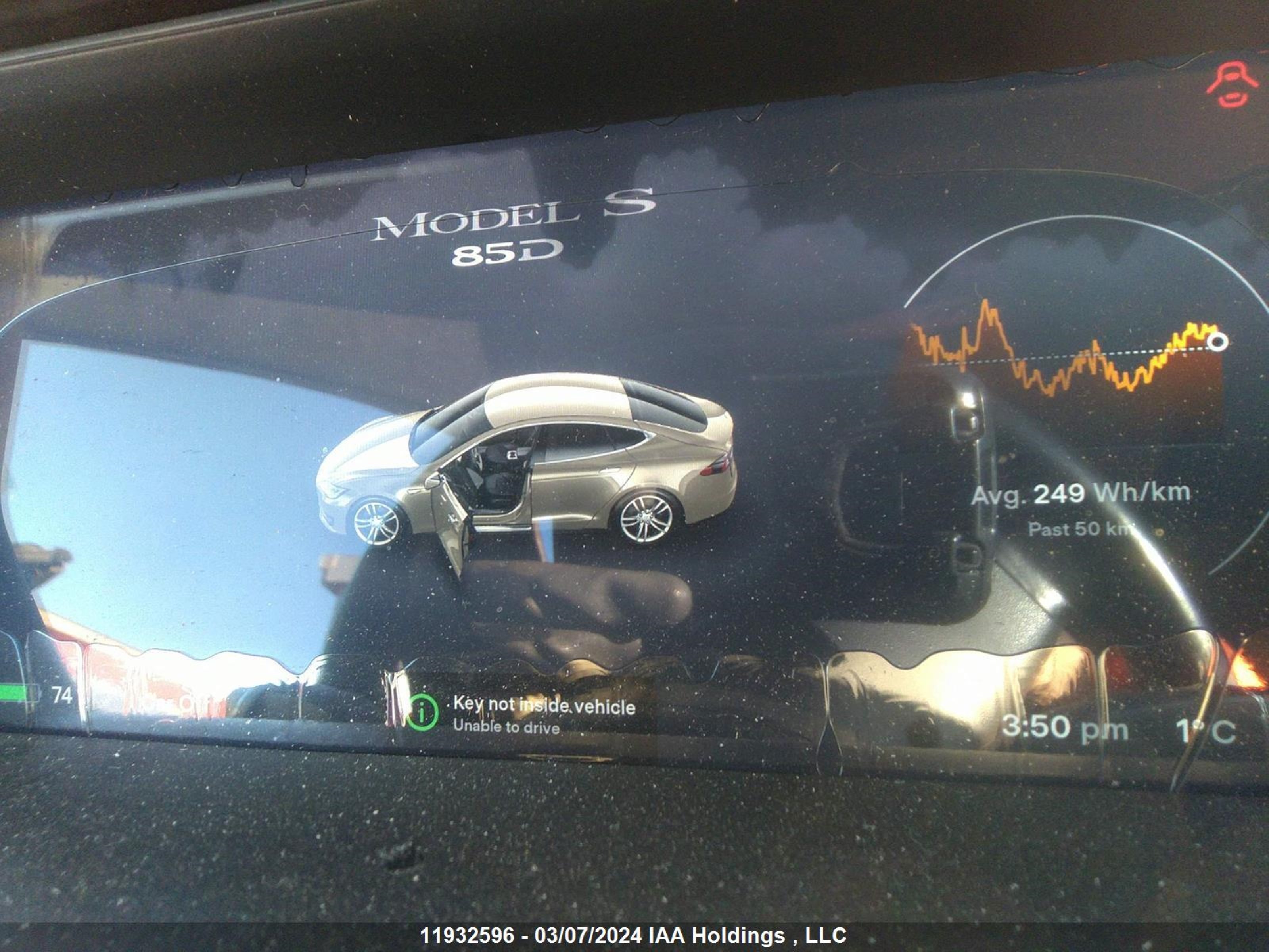 Photo 6 VIN: 5YJSA1H22FF100242 - TESLA MODEL S 