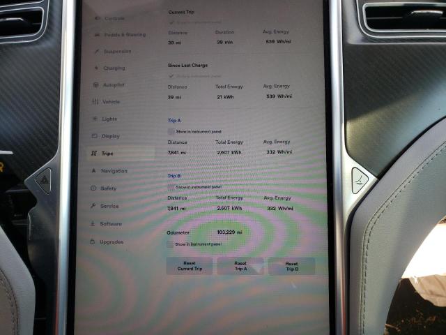 Photo 8 VIN: 5YJSA1H26FFP71784 - TESLA MODEL S 85 