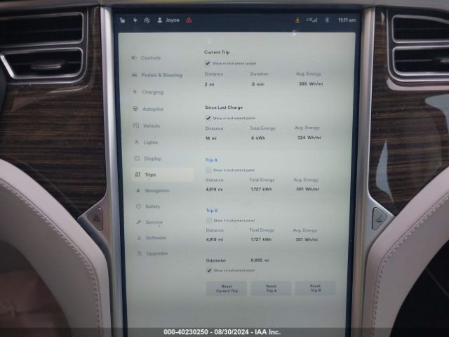 Photo 6 VIN: 5YJSA1H27FFP77450 - TESLA MODEL S 