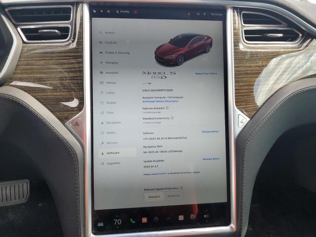 Photo 8 VIN: 5YJSA1H28FFP70863 - TESLA MODEL S 85 