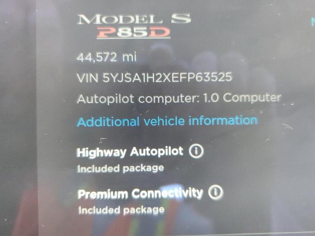 Photo 7 VIN: 5YJSA1H2XEFP63525 - TESLA MODEL S 