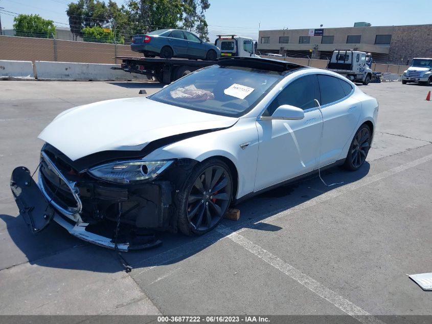 Photo 1 VIN: 5YJSA1H44FF086619 - TESLA MODEL S 