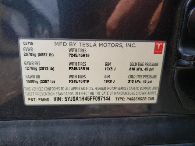 Photo 11 VIN: 5YJSA1H45FF097144 - TESLA MODEL S 