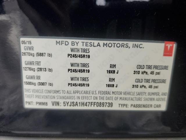 Photo 11 VIN: 5YJSA1H47FF089739 - TESLA MODEL S 