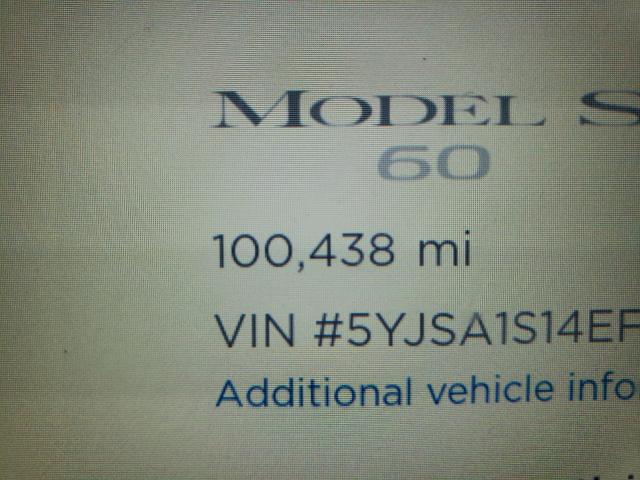 Photo 7 VIN: 5YJSA1S14EFP23375 - TESLA MODEL S 