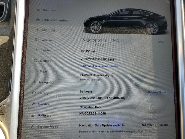 Photo 8 VIN: 5YJSA1S16EFP29288 - TESLA MODEL S 