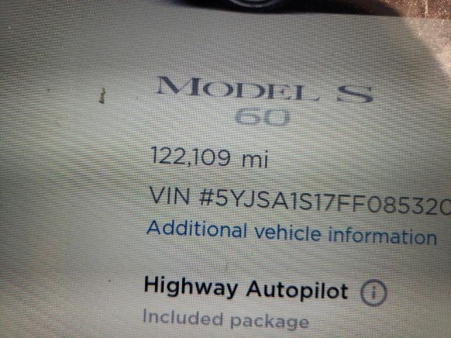 Photo 7 VIN: 5YJSA1S17FF085320 - TESLA MODEL S 70 