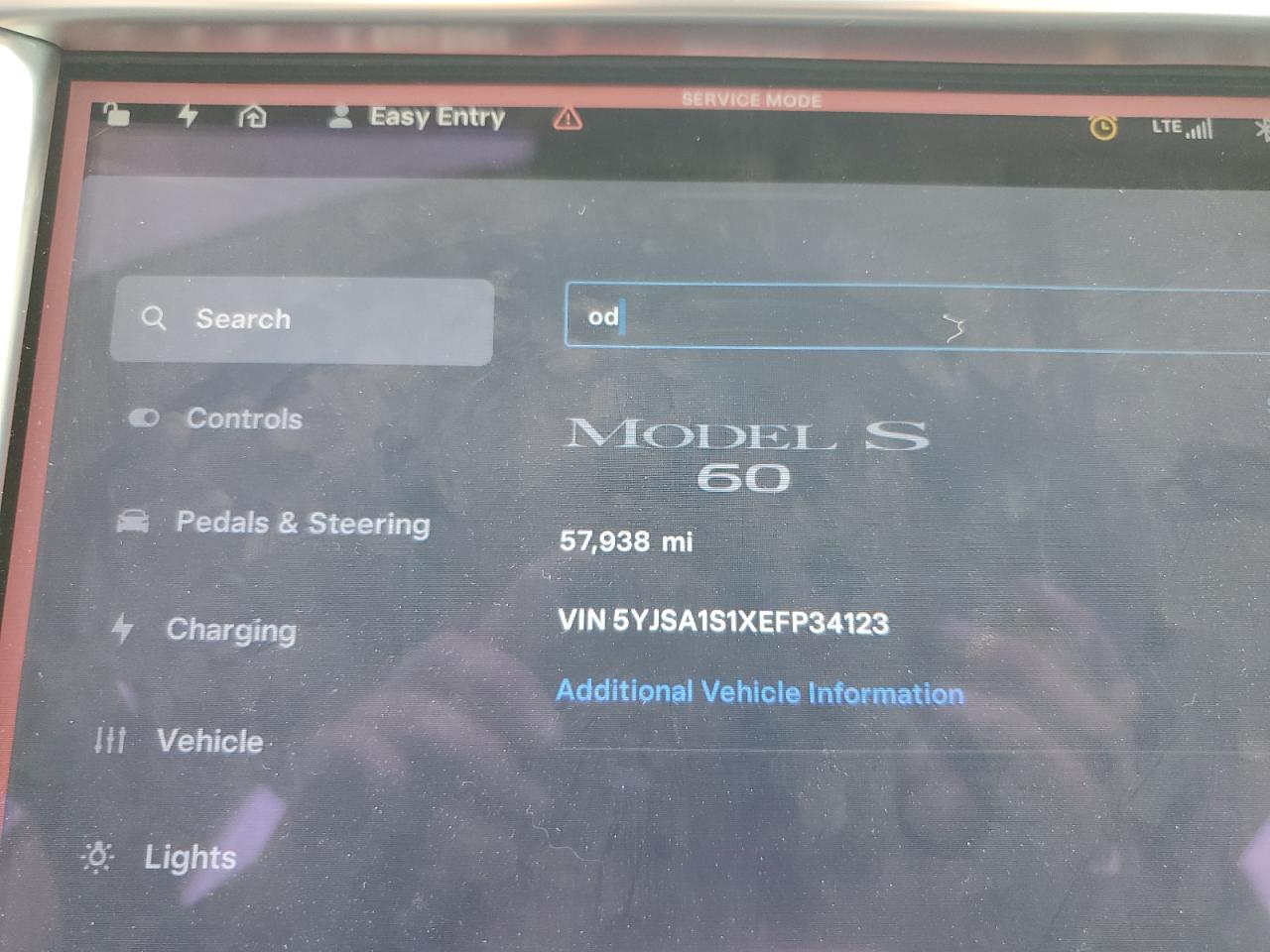 Photo 8 VIN: 5YJSA1S1XEFP34123 - TESLA MODEL S 