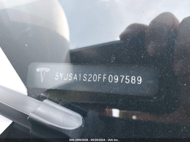 Photo 8 VIN: 5YJSA1S20FF097589 - TESLA MODEL S 