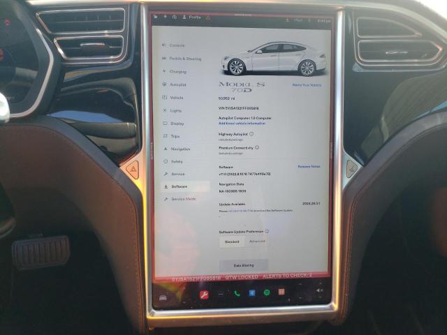 Photo 8 VIN: 5YJSA1S21FF095818 - TESLA MODEL S 70 