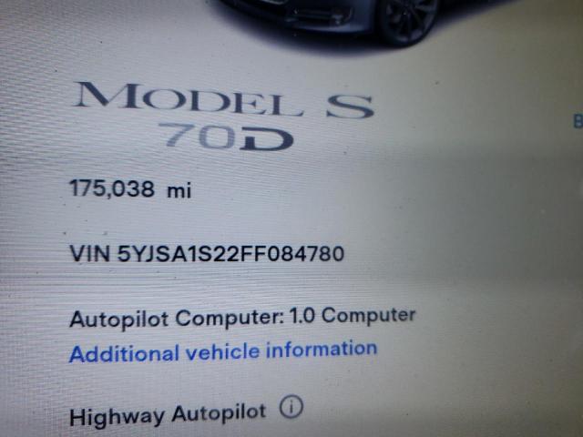 Photo 8 VIN: 5YJSA1S22FF084780 - TESLA MODEL S 