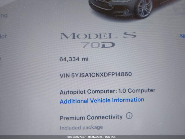 Photo 6 VIN: 5YJSA1S24FF097997 - TESLA MODEL S 