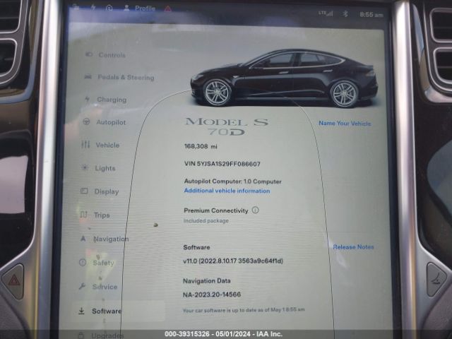 Photo 6 VIN: 5YJSA1S29FF086607 - TESLA MODEL S 