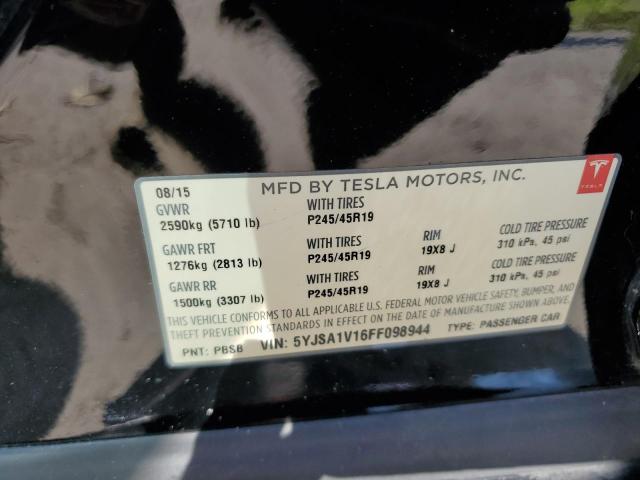 Photo 11 VIN: 5YJSA1V16FF098944 - TESLA NULL 