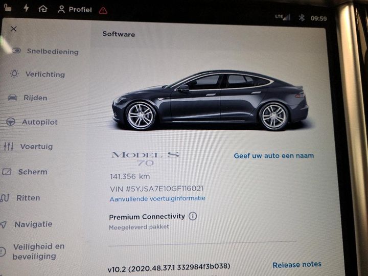 Photo 20 VIN: 5YJSA7E10GF116021 - TESLA S 