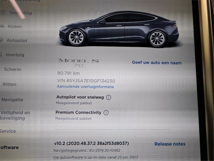 Photo 19 VIN: 5YJSA7E10GF134230 - TESLA S 