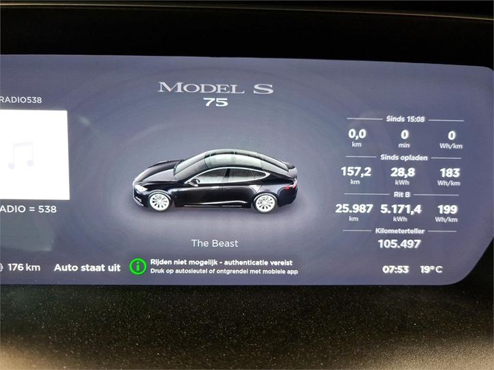 Photo 10 VIN: 5YJSA7E10HF207016 - TESLA S 