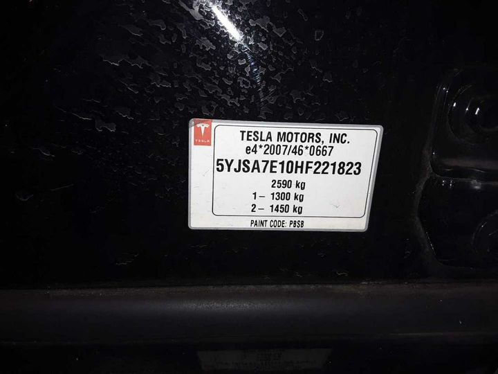 Photo 12 VIN: 5YJSA7E10HF221823 - TESLA MODEL S 75 