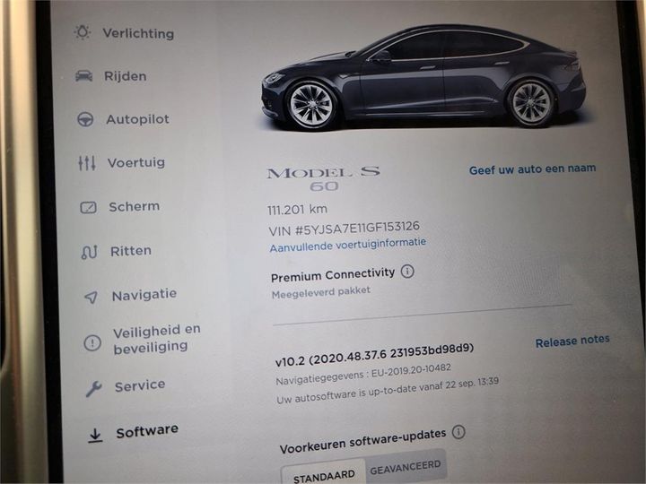 Photo 20 VIN: 5YJSA7E11GF153126 - TESLA S 