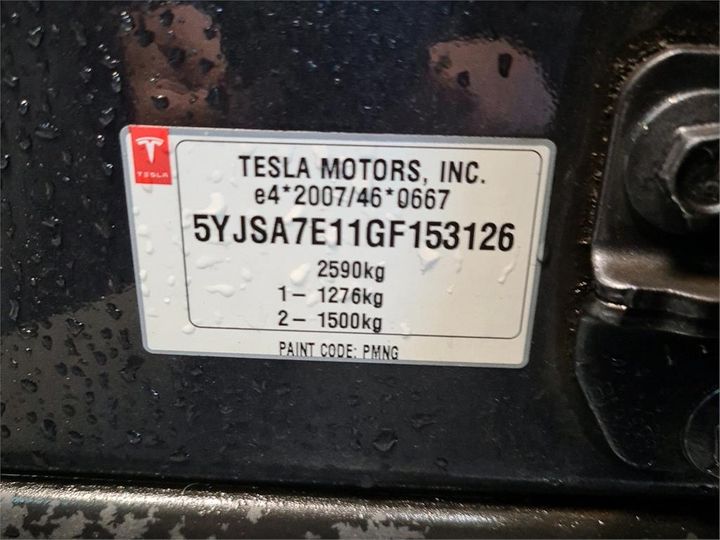 Photo 8 VIN: 5YJSA7E11GF153126 - TESLA S 