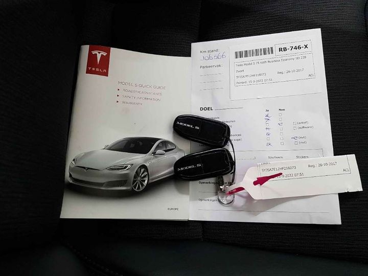 Photo 21 VIN: 5YJSA7E12HF216073 - TESLA MODEL S 