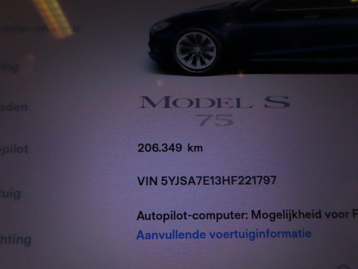 Photo 4 VIN: 5YJSA7E13HF221797 - TESLA MODEL S 