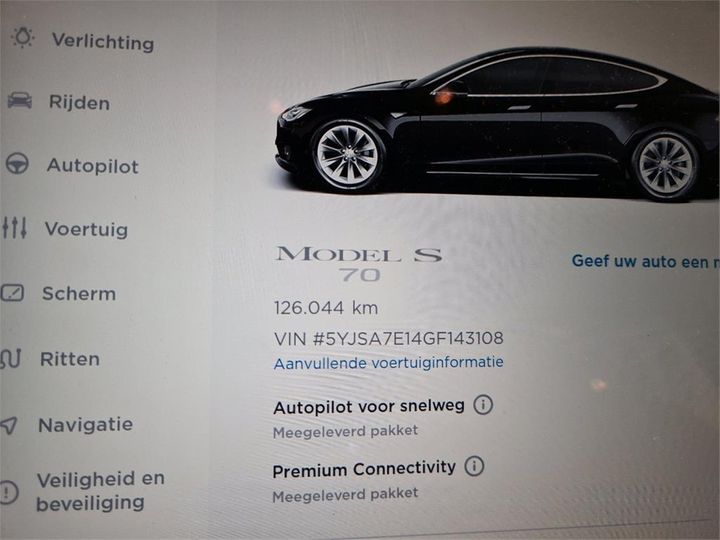 Photo 10 VIN: 5YJSA7E14GF143108 - TESLA S 