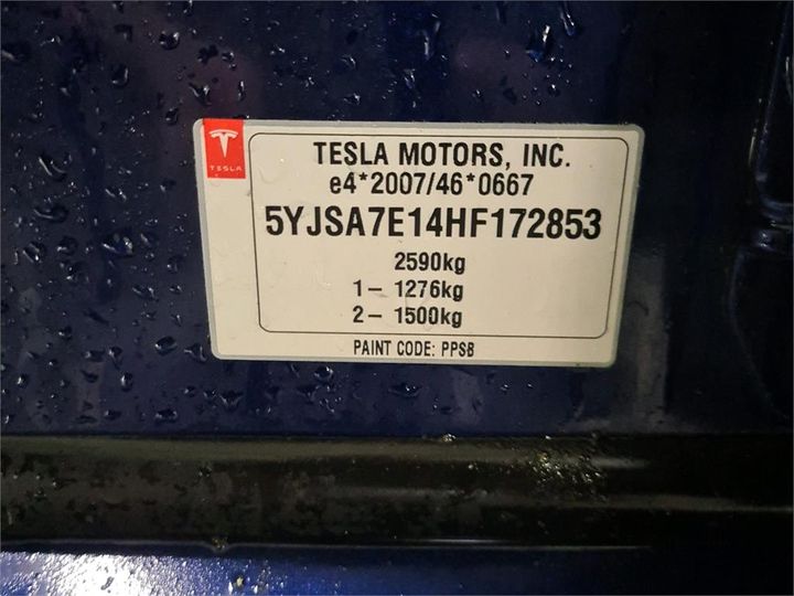 Photo 8 VIN: 5YJSA7E14HF172853 - TESLA S 