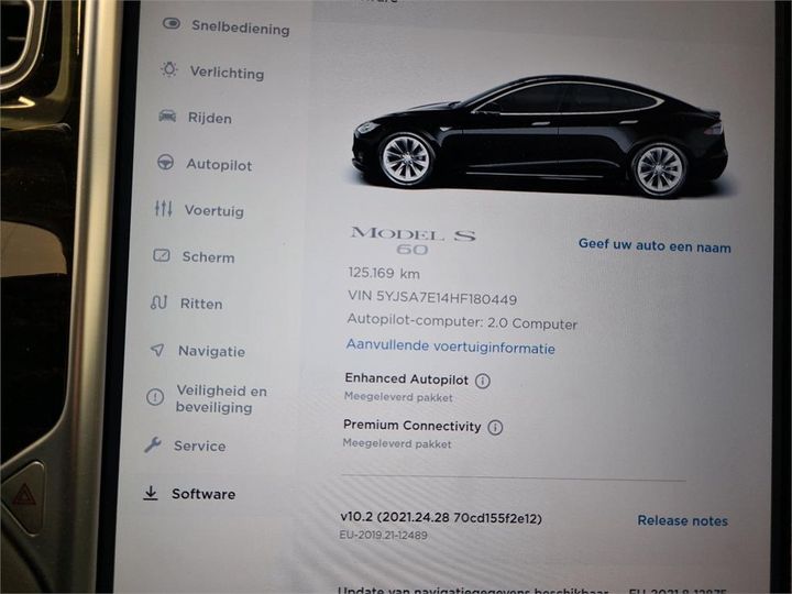 Photo 10 VIN: 5YJSA7E14HF180449 - TESLA S 