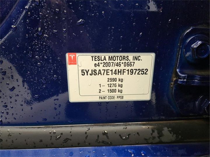 Photo 8 VIN: 5YJSA7E14HF197252 - TESLA S 