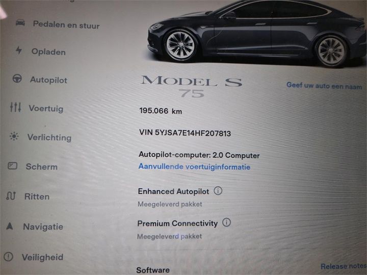 Photo 9 VIN: 5YJSA7E14HF207813 - TESLA S 