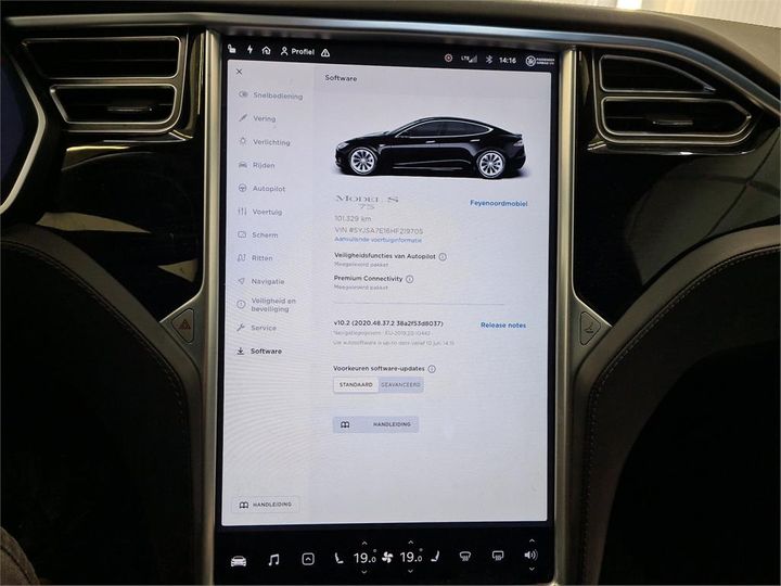 Photo 20 VIN: 5YJSA7E16HF219705 - TESLA S 