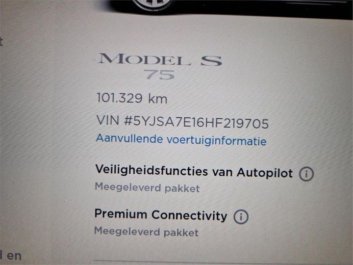 Photo 8 VIN: 5YJSA7E16HF219705 - TESLA S 