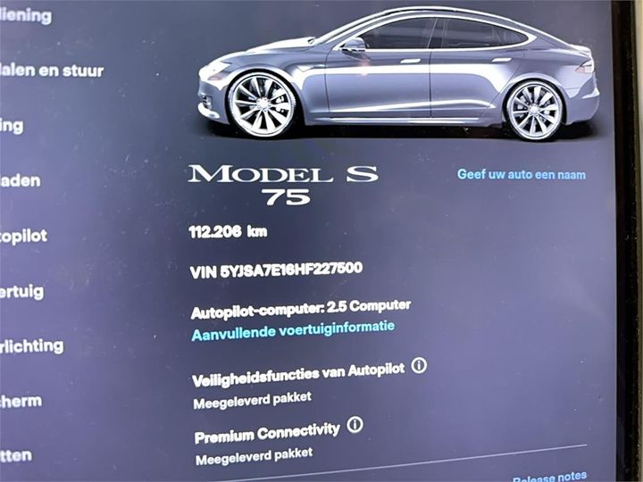 Photo 9 VIN: 5YJSA7E16HF227500 - TESLA MODEL S 