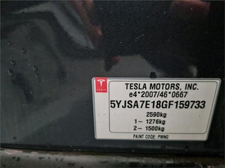 Photo 11 VIN: 5YJSA7E18GF159733 - TESLA MODEL S - 2016 