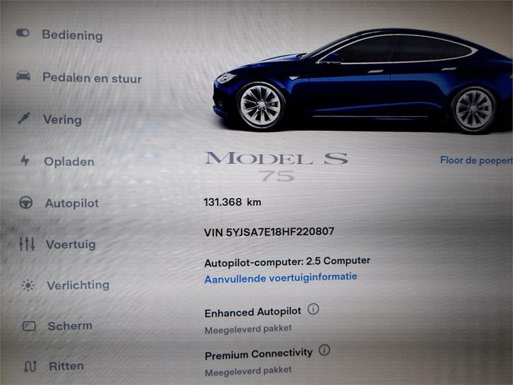 Photo 8 VIN: 5YJSA7E18HF220807 - TESLA S 