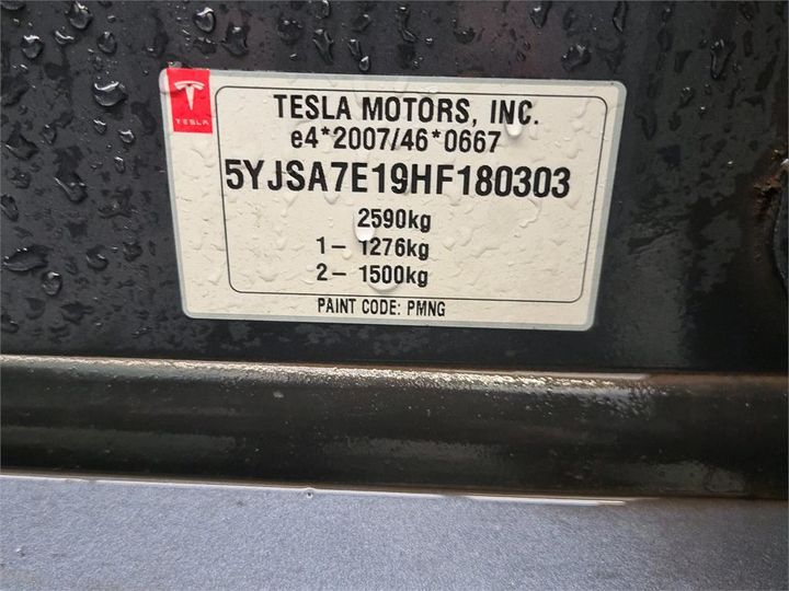 Photo 8 VIN: 5YJSA7E19HF180303 - TESLA S 