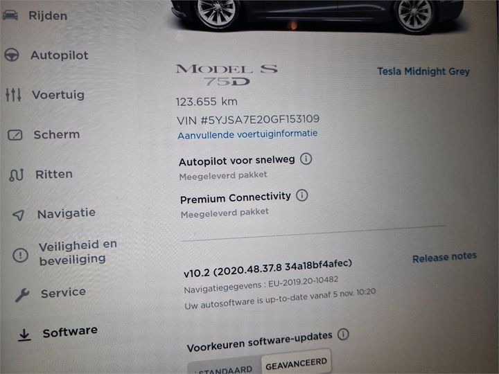 Photo 21 VIN: 5YJSA7E20GF153109 - TESLA S 