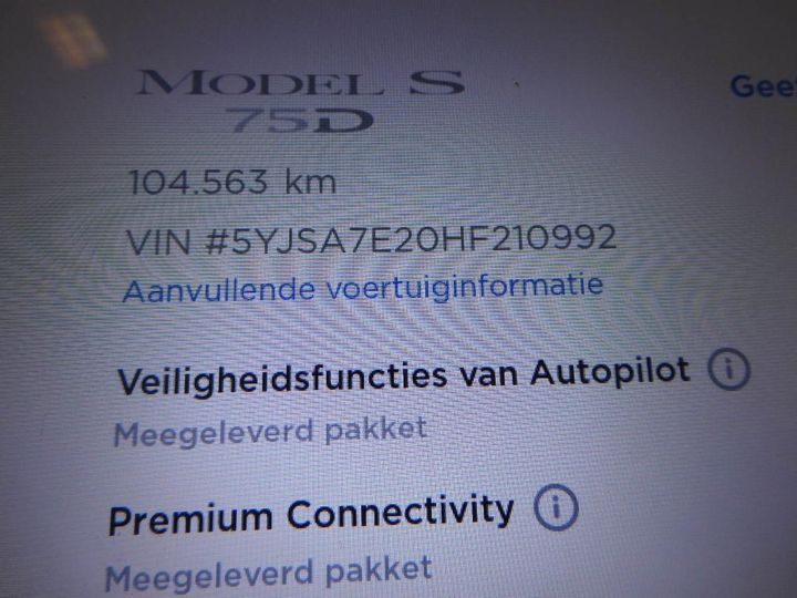 Photo 4 VIN: 5YJSA7E20HF210992 - TESLA MODEL S 