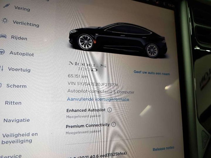 Photo 8 VIN: 5YJSA7E20JF273774 - TESLA MODEL S 