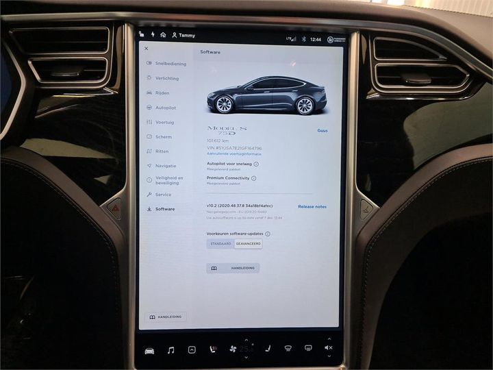 Photo 20 VIN: 5YJSA7E21GF164796 - TESLA S 