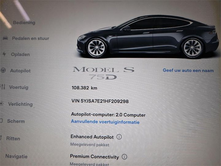 Photo 10 VIN: 5YJSA7E21HF209298 - TESLA S 