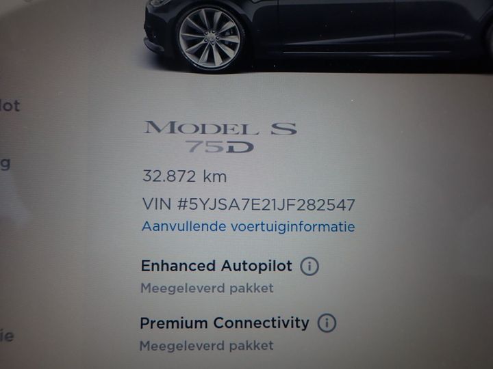 Photo 8 VIN: 5YJSA7E21JF282547 - TESLA MODEL S 